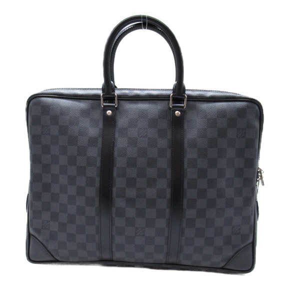 Louis Vuitton Black Cumin Voyage Graphite Porte de - Picture 1 of 10